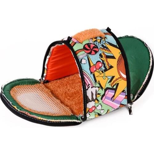 Portable Small Pet Travel Bag Hamster Carrier Breathable Outdoor Hedgehog Bag