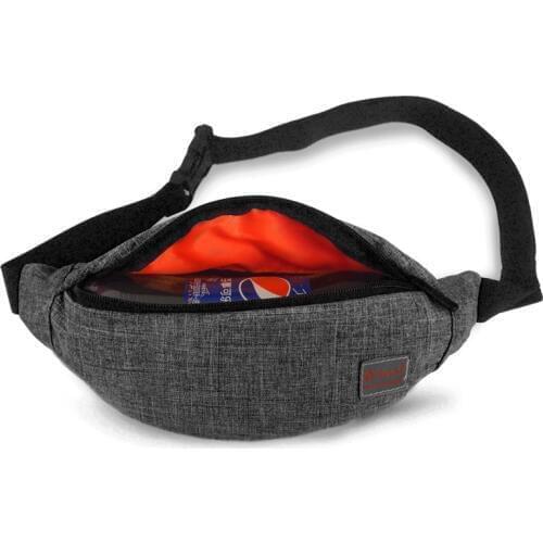 Casual Waist Bag Women Men Fanny Pack Money Phone Belt Bag Pouch 8 Colors Bum Bag Waist Packs Banana Shoulder Bags Male Heuptas