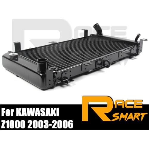 Z1000 2003-2006 Motorcycle Radiator Engine Water Cooling Cooler System For KAWASAKI Z 1000 2004 2005 High Grade Aluminum Parts