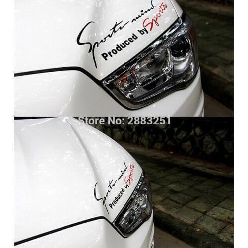 Reflective Lamp Eyebrow Sports Styling Hood headlight stickers for BMW e46 e90 e39 f30 f10 e36 e60 x5 e53 f20 e34 x3 Accessories