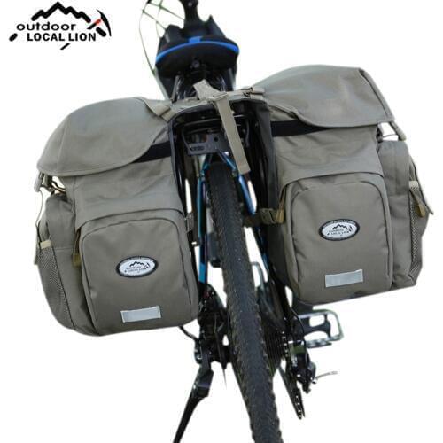 Waterproof 3 in 1 Bicycle Saddle Bag Mountain Bike Cycling Rear Back Seat Trunk Bags Pannierr Rain Cover Bolsa Bicicleta XA733WA