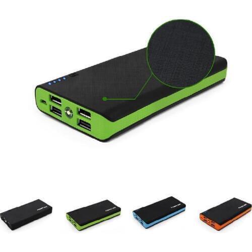 Universal 2.1A 4USB Power Bank Case 6x18650 Battery Charger Charging Power Supply Housing Cover DIY without Battery GDeals