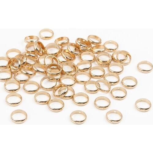 Hot Sale 10Pcs/bag Brass Bead Buckle OT Clasps Fashion Toggle Clasps Buckle Connector For Diy Bracelet Necklace Jewelry Making