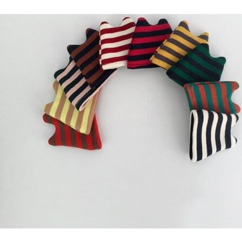 10 Styles Ob11 Doll Clothes Manual Wool Stripe Lovely Hat 16cm BJD Doll Clothes GSC YMY P9 1/12 Doll House Universal Accessory