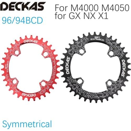 Deckas Chainring 96BCD for alivivo Round Oval 32t 34t 36t 38t tooth plate MTB Mountain bike 96BCD road M4000 M4050 NX GX X1