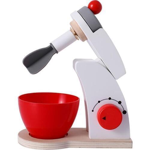 1 Set Kids Pretend Role Play Toy Wooden Mini Simulation Bread Coffee Maker Blender Pretend Role Play KidsChildren Toys Gift