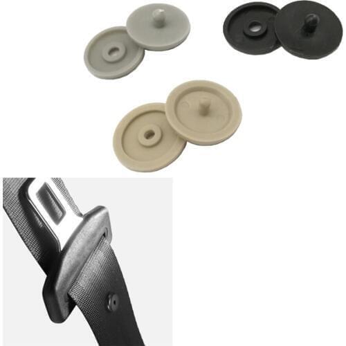 2pcs/pair Car Safety Seat Belt Stopper Spacing Limit Buckle Retainer Seatbelt Clip Stop Button Plastic Dropshipping