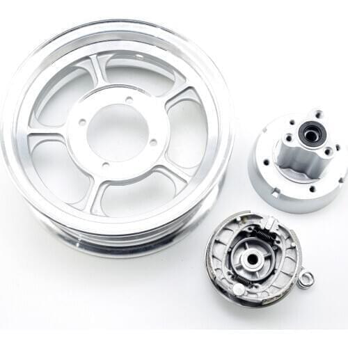 3.00-8 Wheel Rim wheel hub withe brake shoes front rear for Honda monkey motorbike bike motorcycle Aluminum