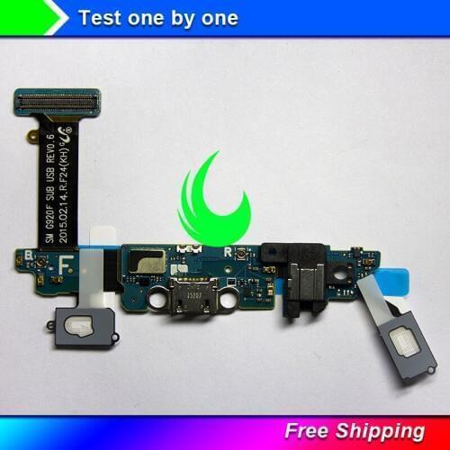 5Pcs Dock Connector Charger Board USB Charging Port Audio Jack Flex Cable For Samsung Galaxy S6 G920F G920A G920V G920P G920T