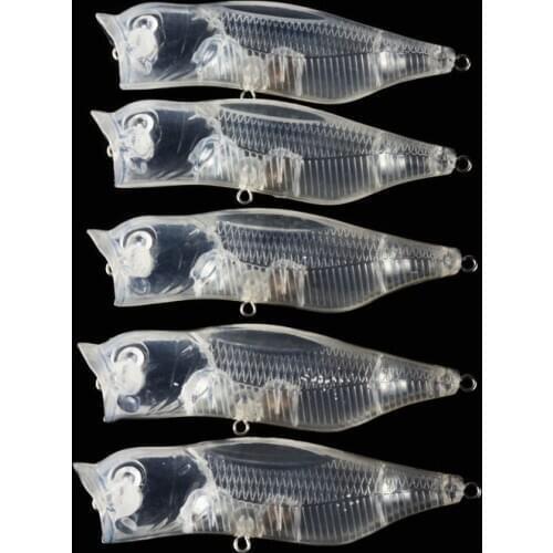 9.2CM/14G 50pcs Blank Unpainted Bait DIY Minnow Crankbait wobbler Unpainted Lure Freshwater Fishing Blank Hard Lures Isca Pesca