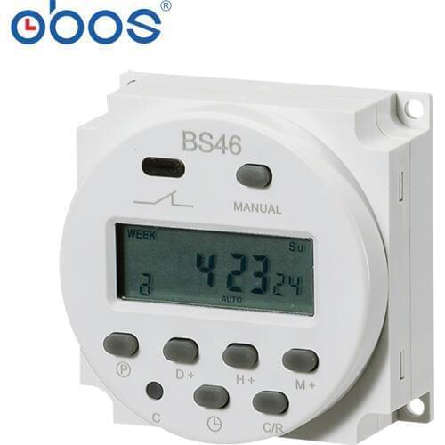 LCD power supply digital 12V / 24V / 110V / 220V AC / DC 7-day programmable timer time switch and CN101 current 16A