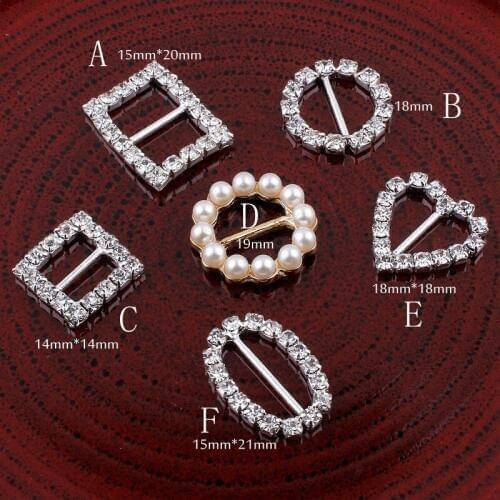 Drill buckle alloy and diamond jewelry pet accessories pearl hair accessories tire materials DIY mobile phone accessories 100pcs