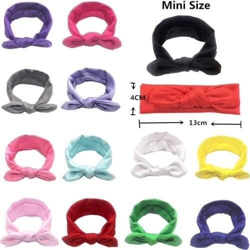 Baby Kids Girls Rabbit Bow Ear Hairband Headband Knot Head Wraps Hairbands Knot Kids Turbans Faixa Cabelo Para Kids Accessoire
