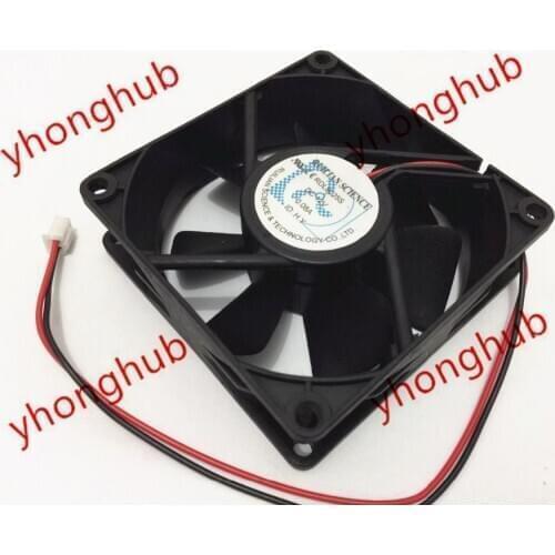 RUILIAN RDL8025S DC 12V 0.08A 2-wire 80x80X25mm Server Cooling Fan