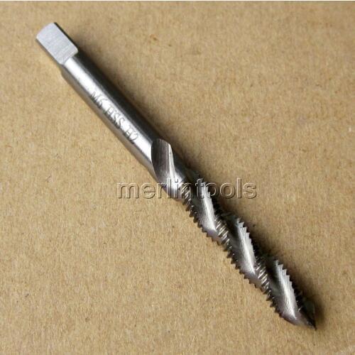 M6 x 1 Metric HSS Spiral Right hand Tap 6mm x 1.0mm