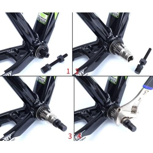 M89D New Bicycle Square Bottom Bracket Anti Drop Screw Anti-falling Screw Auxiliary Repair Tool Accessories