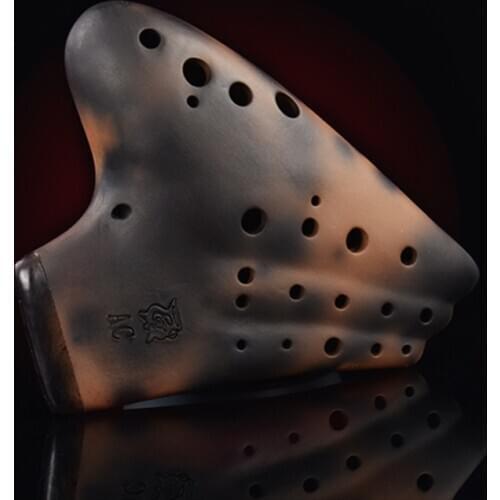 Midtone C 20 Holes Ocarina flute three cavity ocarina AC tone Ceramic flute professional performance ocarina With Bag/Lanyard