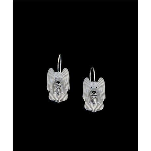 Wholesale Unique Handmade Hiphop Style Briard (cropped ears) Earrings Girl Gift Earrings--12paris/Lot