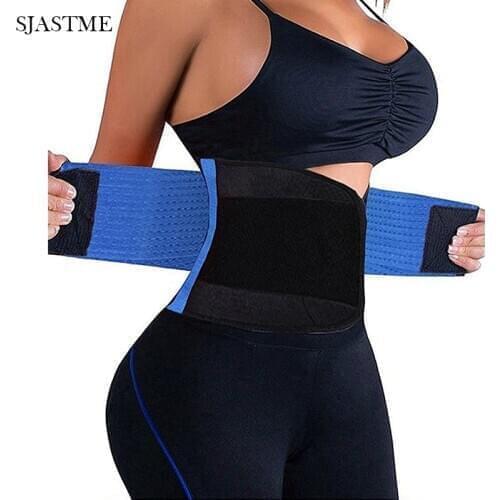 SJASTME Waist Trainer Weight Loss Belt - Workout Corset and Stomach Slimming Wrap - Body Shaper Belt for an Hourglass Shaper