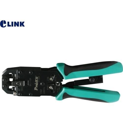 Proskit CP-200R Professional Pressing Line Pliers Crimping Tool Network Cutters Modular Crimps Strips Hand Tools free shipping