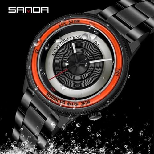 Sanda brand new watch mens fashion trend quartz watch orologio uomo relogio masculino часы муржские наручные reloj deportivo hom