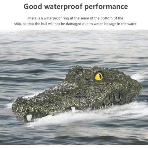 Crocodile Head Remote Control Boat High-speed Speedboat Oversized Waterproof On Spoof Childrens Toy Boat Model Simulation