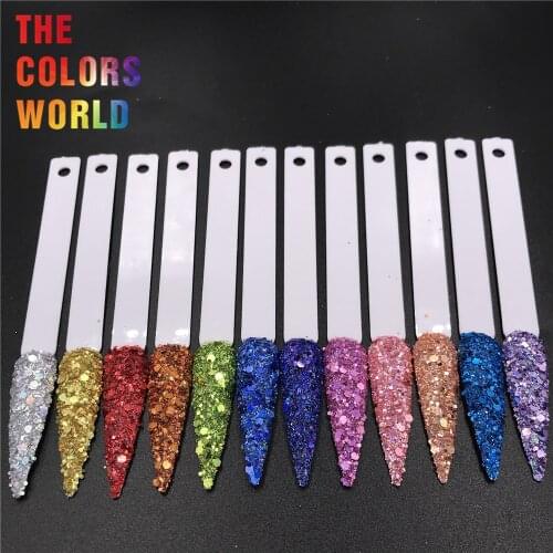 TCT-540 Chunky Nail Glitter Nail Art Decoration arte do prego Manicure ongle дизайн для ногтей Makeup Handwork Nails Accesorios
