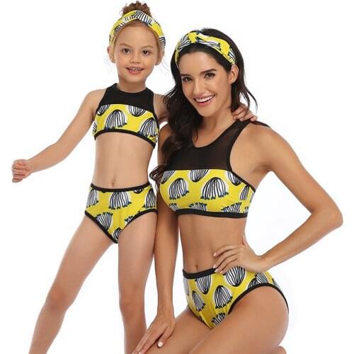 The Couple Pig Matching Swimwear For Mom And Daughter
