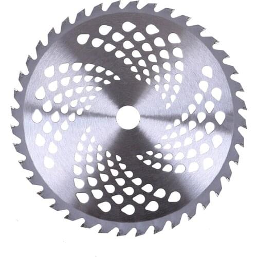 26cm Carbide Durable Trimmer Blade 40 Teeth Lawn Mower Grass Eater Trimmer Head Brush Cutter Weeds Blade Knife Garden Tools 1 Pc