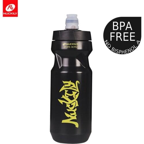 NUCKILY 610ML Cycling Squeeze Bicycle Water Bottle BPA Free Adjustable Leak-proof Bike Ciclismo Bicycle Bottle Kettle Drinking