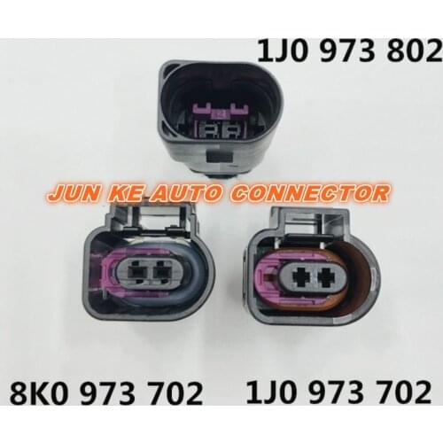 5pcs/lot 2P Outside temperature kettle cooling brake fluid harness plug for Volkswagen Audi 8K0 973 702 1J0 973 702 1J0 973 802