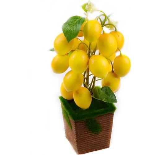 1Bundle Artificial Fruit Bouquet Vegetables Berries Potted Tree Bonsai Accessories For Wedding Christmas Decoration Garden Craft