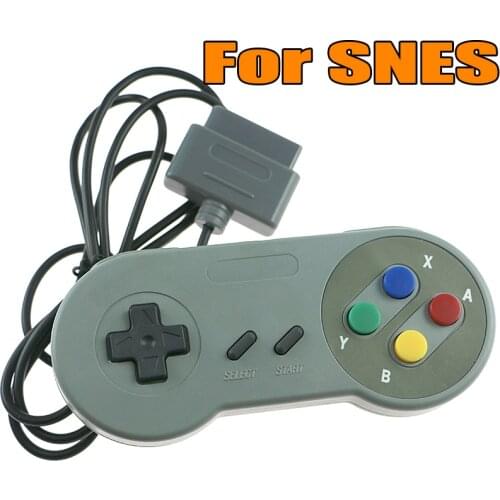 1pcs For Nintendo SNES Game pads Game Gaming 16 Bit Controller Gamepad Joystick for Nintendo SNES System Console Control Pad