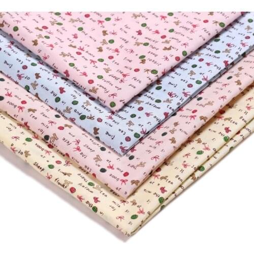 100*150cm New Printed Handmade Fabric DIY Sewing Material By Meter Sofa Tablecloths Home Decoration Cloth By Meter