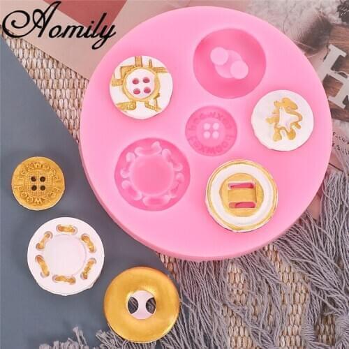 Aomily Silicone Cake Molds Decoration Fondant Chocolate Mold Cake Decorating Tools Fondant Mold Soap Mould Baking Tools for Cake