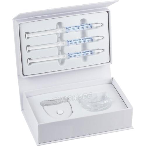 Dropshipping Fast Teeth Whitening Led Light Kit without Logo Gel Pens Oral Care Professional Dental Bleaching System Luxury Box