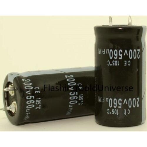 200v 560uf electrolytic capacitor 560uf 200v 22*40 best quality