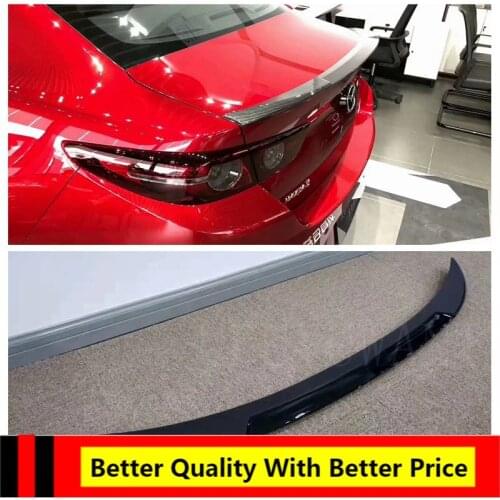 UBUYUWANT For 2019 2020 Mazda 3 Axela Sedan High Quality ABS Car Tail Wing Decoration Rear Trunk Spoiler