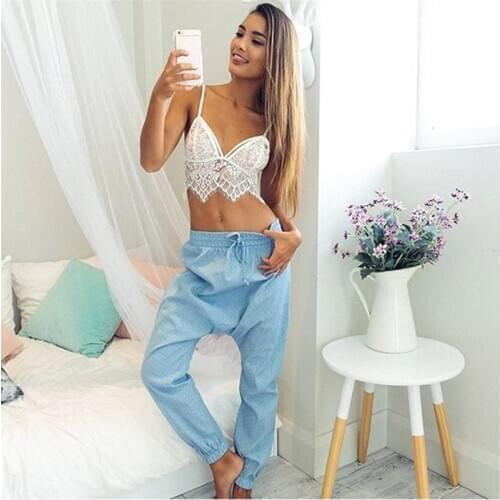 Hot Sale New Fashion Sexy City Women Lace Bra Net Bra Underwear Women Seamless Sleeveless Floral Perspective Bra