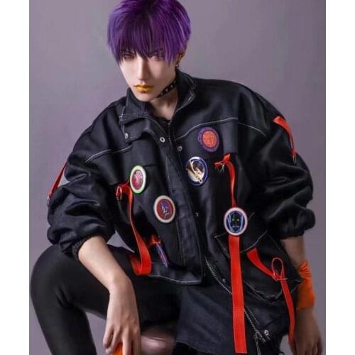 Anime JoJos Bizarre Adventure Golden Wind Narancia Ghirga Jacket Cosplay Costume Autumn Winter Coat Unisex Casual Overcoat COOL