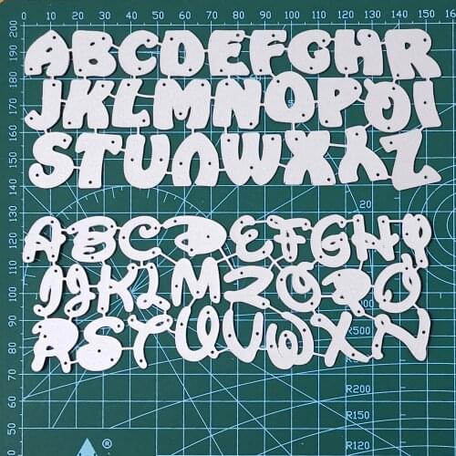 Metal Die Cuts 26pcs alphabet letters set 2021 New Crafts Cutting Dies Stencils For DIY Scrapbooking Paper Cards Embossing Die