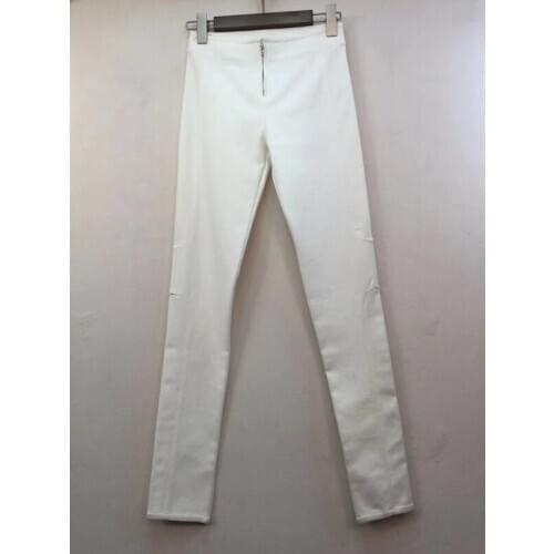 Fashion 10.110 QUALITY !!! Women Slim Elastic HIGH waist pencil small Feet pants