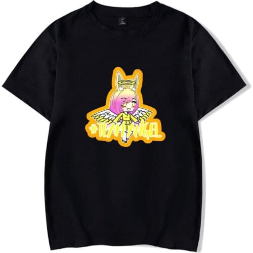 2020 New Summer katie angel T Shirt Men Women Short Sleeve Casual T Shirt Print black Fashion High Quality Tees Tops