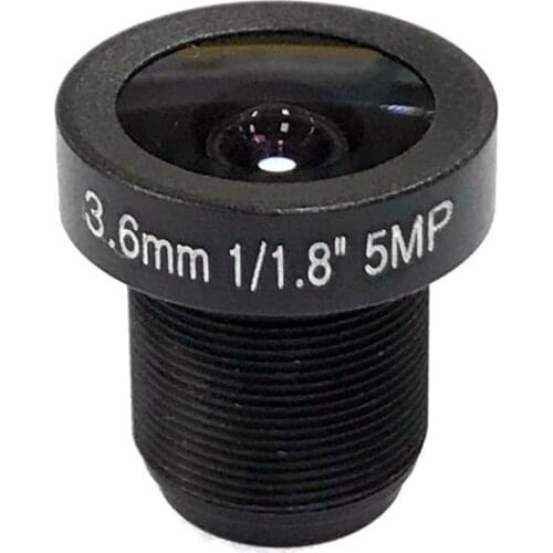 3.6mm 1/1.8" CCTV Lens Wide Angle F2.0 M12 HD 5MP Board Lens For CCTV Surveillance Security IP Camera SL-SM03620B5MP-118