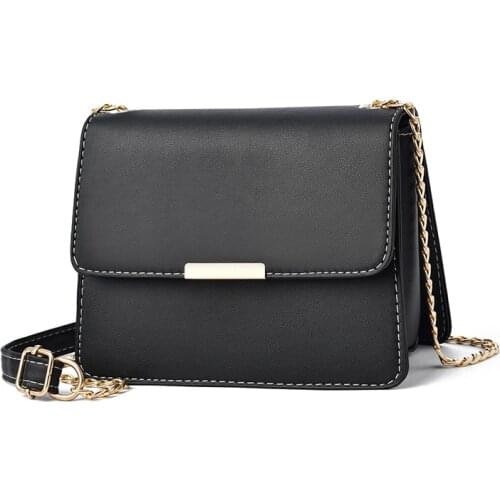 Solid Color 2021 Female PU Leather Small Handbag Famous Brand Designer Ladys Shoulder Crossbody Bags Womens Purses Handbags