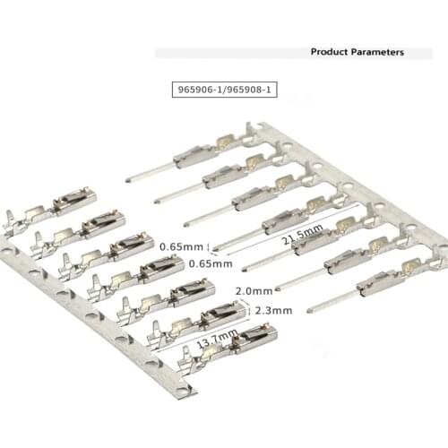 965906-1 connector te small policy 0.64ecu male and female terminals 965908-1 compression wiring amp pin