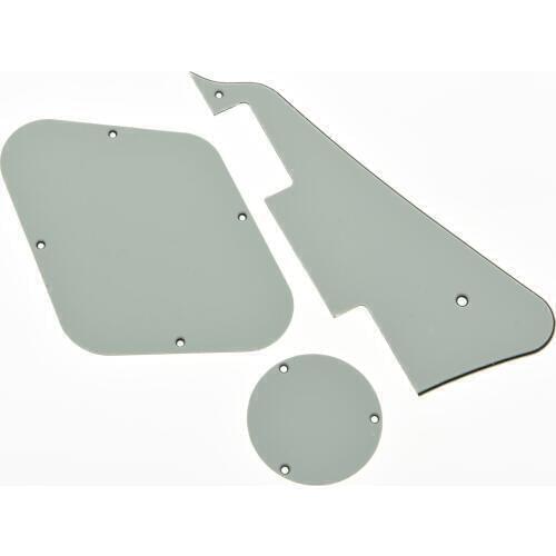 Ivory 3 Ply LP Pickguard & Back Plate Switch Cavity Covers for Epi LP