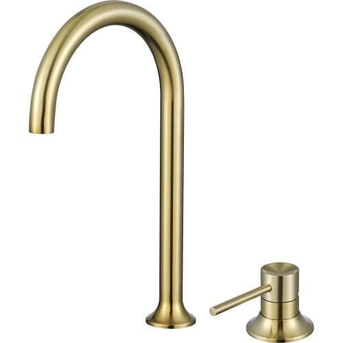 Newest Design bathroom sink faucet cold hot mixer basin faucet single handle two hole unleaded 304 Stainless steel