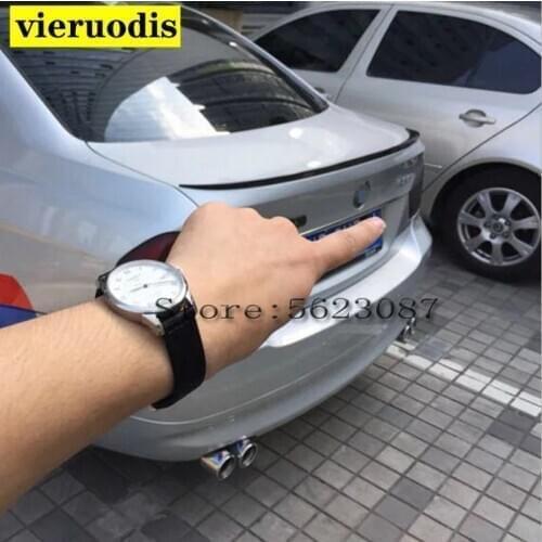 For BMW 3 Series E90 320i 318i 325i 330i M3 Spoiler 2005-2012 Car ABS Plastic Unpainted Primer Rear Trunk Boot Wing Lip Spoiler