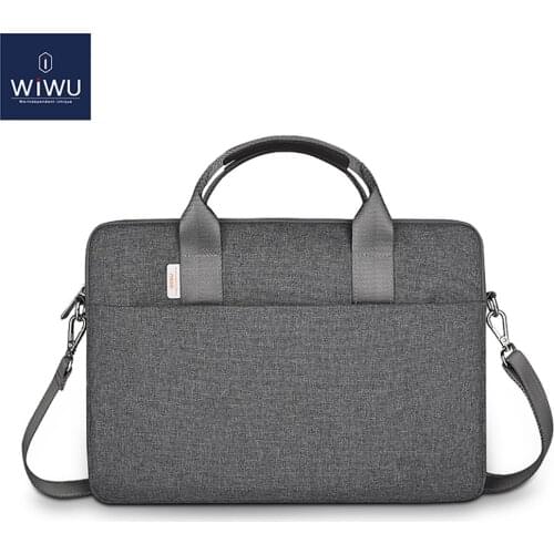 WiWU Lightweight Laptop Messenger Bag for MacBook Pro 13 Air 13 2021 Waterproof Laptop Bag for Huawei Matebook 14 Shoulder Bag